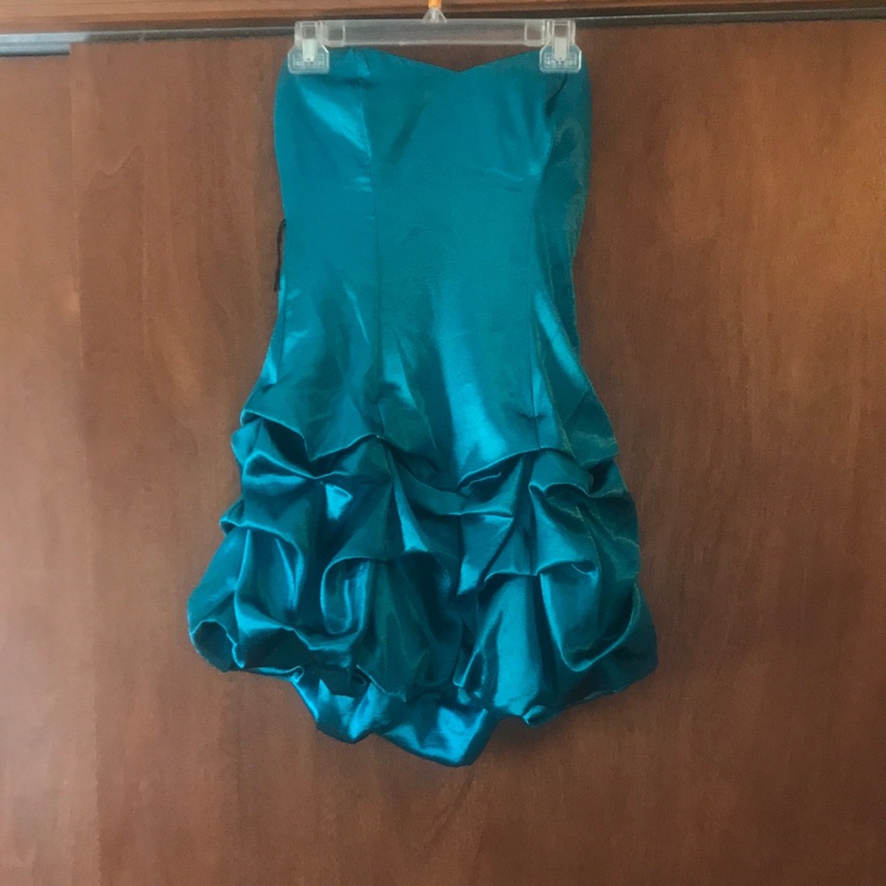 Dark Teal Mini Dress